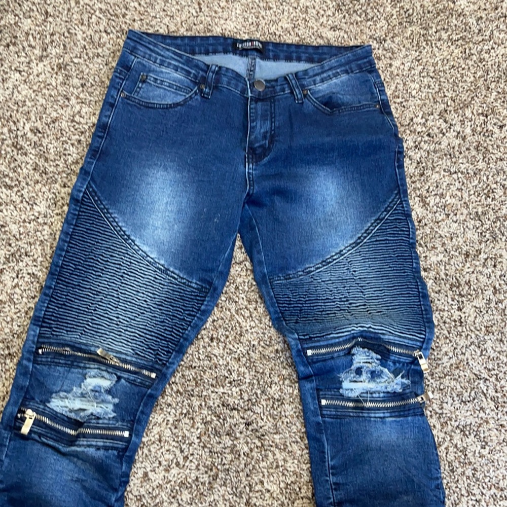 Fashion nova biker jeans size 7
